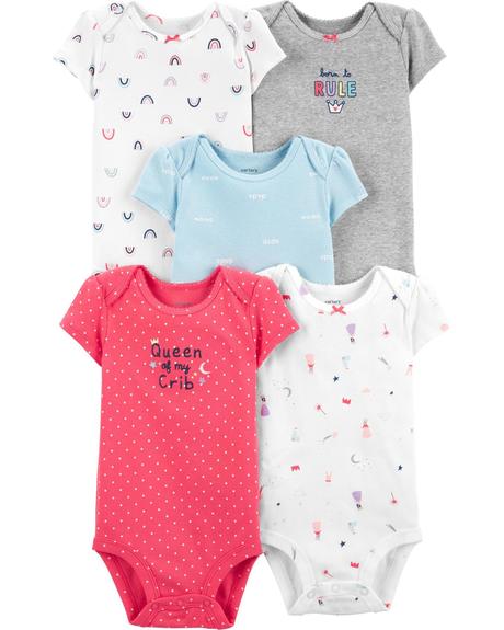 5 balenie grafických body carter's usa, carter's,62 / 68 / 74 / 80 / 86