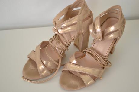 Béžové sandále 37, 37