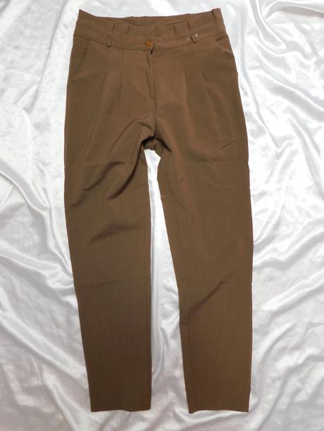 Trendy elegantne strečove nohavice, 38