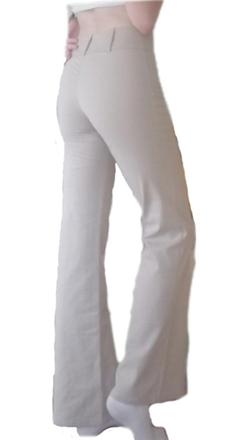 Krémové dlhé nohavice, street one,xs