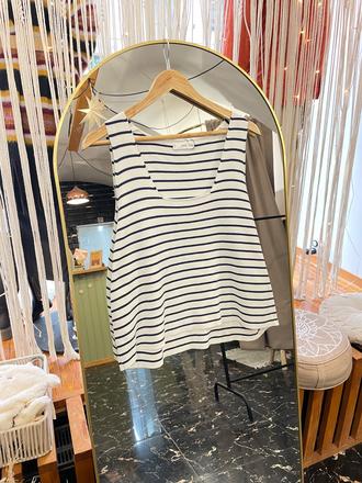 Elastické prúžkované tielko pre moletky mng, xxxl