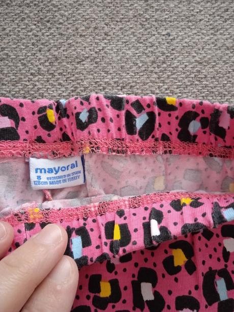 Ružové skrátené legínky, mayoral,128