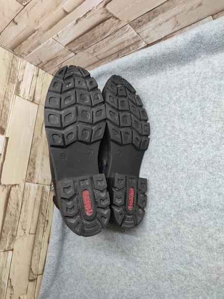 Rieker 40 - dámske čierne zateplené topánky 2, rieker,40