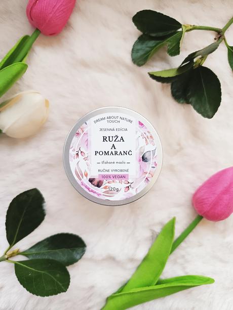 Šľahané maslo - ruža & pomaranč, 