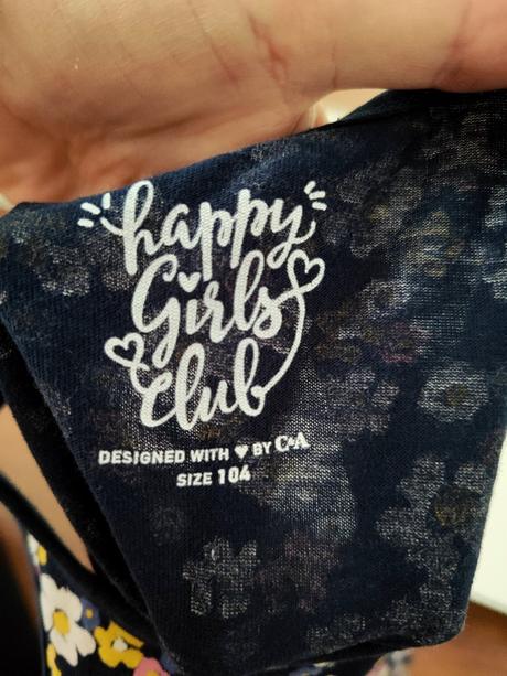 Kvietkované šaty, c&a,104