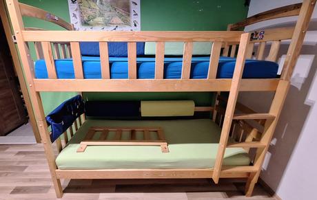 Poschodová posteľ komplet 180 x 80 cm, šírka (cm): 85,dĺžka (cm): 190