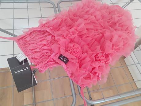 Ruzove cele plavky dolly original, 164