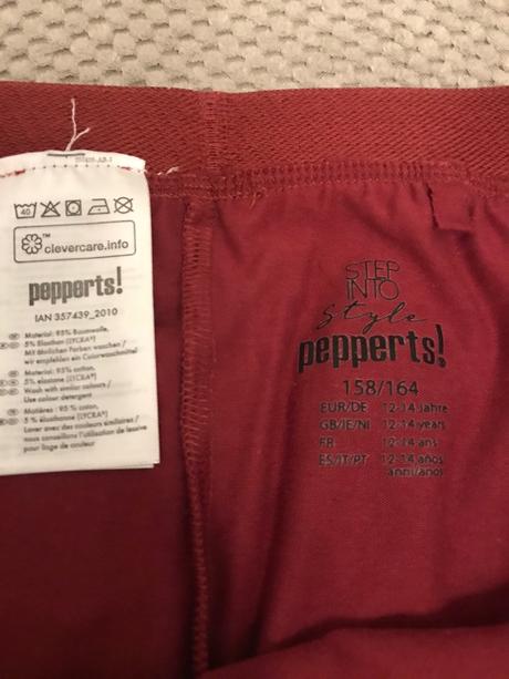 Bordove leginy, pepperts,158