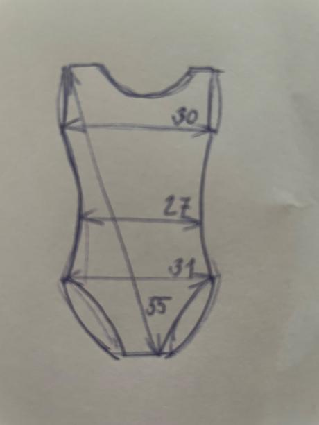 Súťažný gymnastický dres, 134