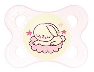 Mam silikónový cumlík night ortodontický 1ks, 2-6, mam