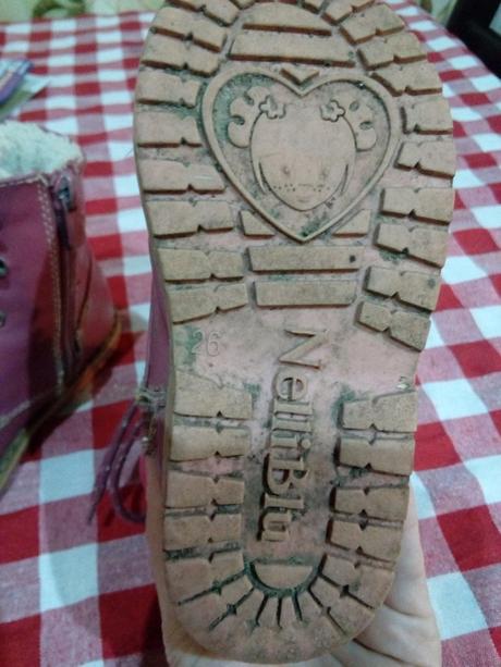 Detska cervena obuv, nelli blu,26