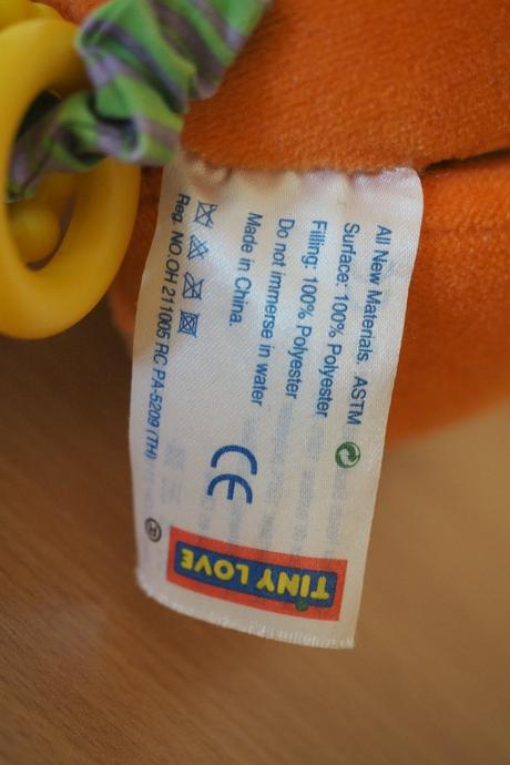 Hračka na zavesenie pomarančový ozzie, 