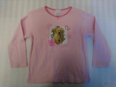 Dievčenský ružový pyžamový vrch, primark, 110-116, primark,116