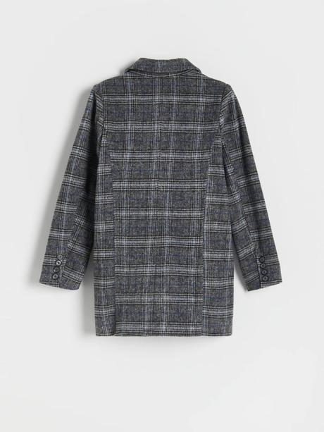 Elegantný karovany kabát reserved, reserved,152 / 158 / 164