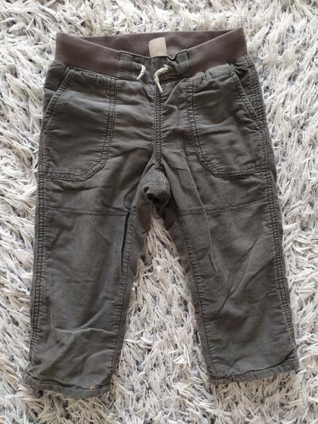 Zateplene nohavice, h&m,86