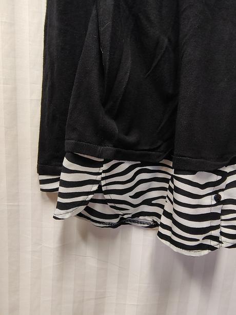 Dámsky čierno biely pulóvrikový top, orsay, m/l, orsay,l