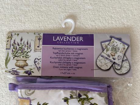 Nové kuchynské rukavice, 