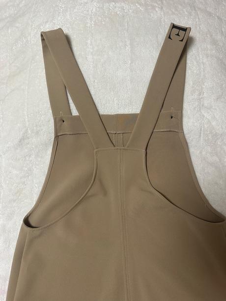 Béžová sukňa na traky, l / m