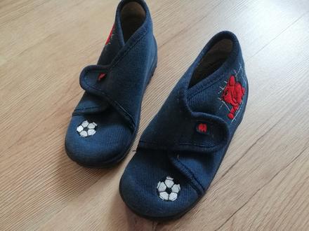 Modré papučky č.22, elefanten,22