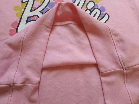 Bledoružová mikina barbie oversize xxs, primark,32