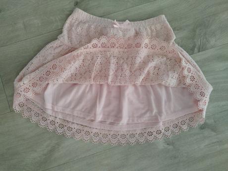 Čipkovaná sukňa, h&m,134