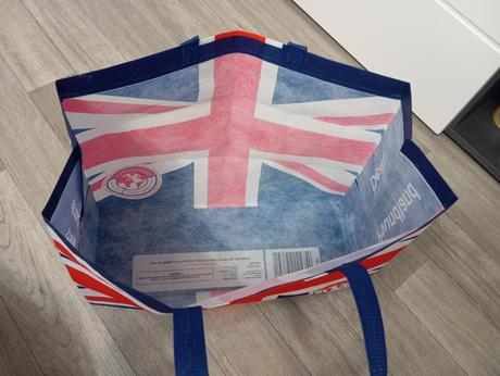 Znovupožívateľná taška britská vlajka británia, marks & spencer