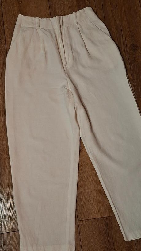 Biele zara nohavice, zara,s