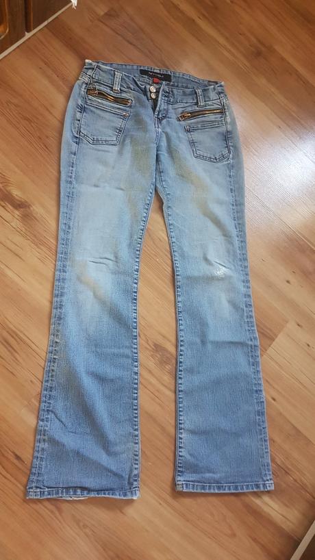 Prešívané rifle pre teenegerku, amisu,36