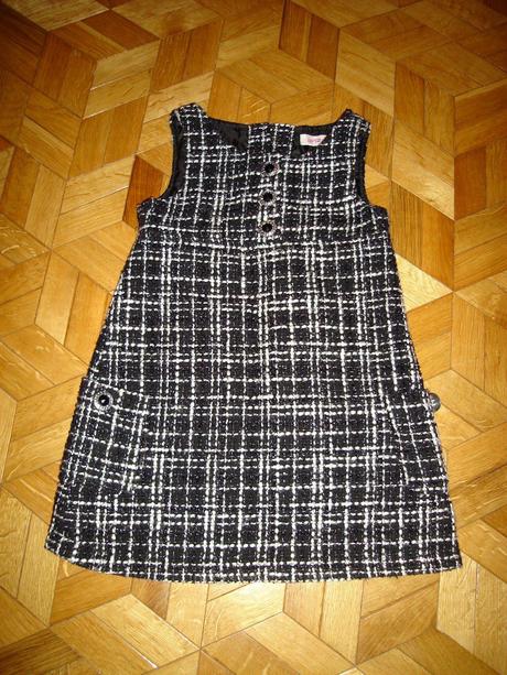 Teplé slávnostné podšité šatky veľ.4-5 rokov, girl2girl,110