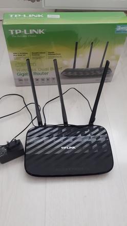 Wifi router tp-link archer c2 ac900 dual band v3, 