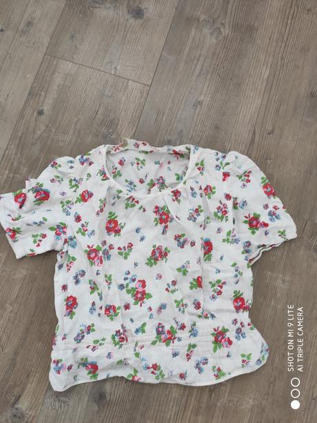 Kvetinkove crop tricko, s