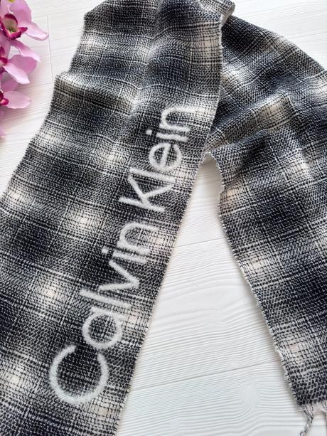 Calvin klein - vlnený šál, calvin klein