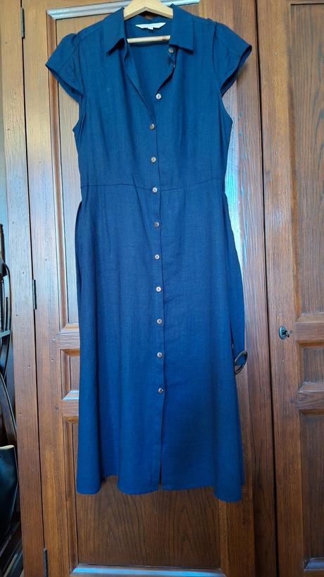 Modré šaty - l, l