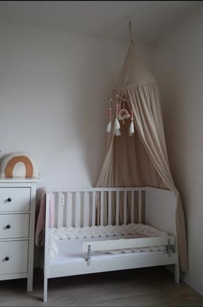 Sundvik detská postieľka + matrac skosat ikea, šírka (cm): 60,dĺžka (cm): 120