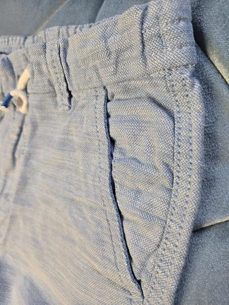 Svetlomodré chlapčenské bavlnené kraťasy, h&m,140