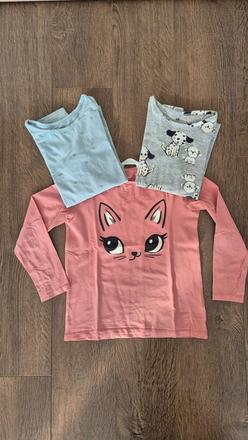 Trička s dlhým rukávom h&m, h&m,122