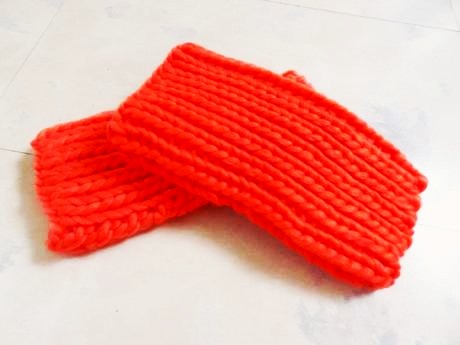 Luxusný šál a rukavice bez prstov, l