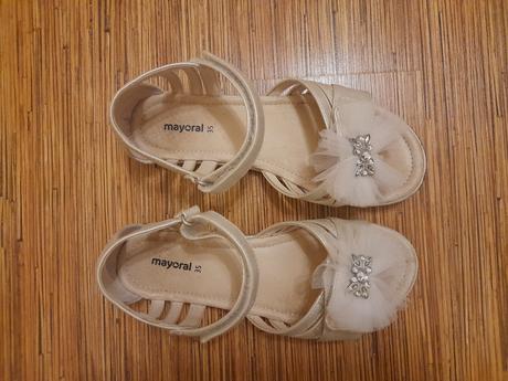 Slávnostné sandálky mayoral biele, mayoral,35