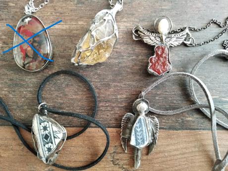 Cínované šperky- handmade- výpredaj, 