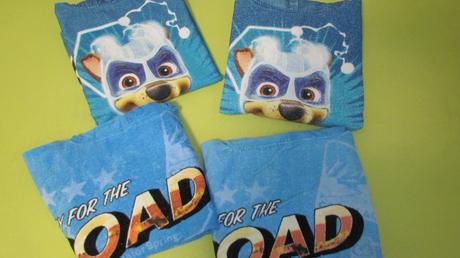 Detské osuška pončo paw patrol a cars pre dvojičky, 