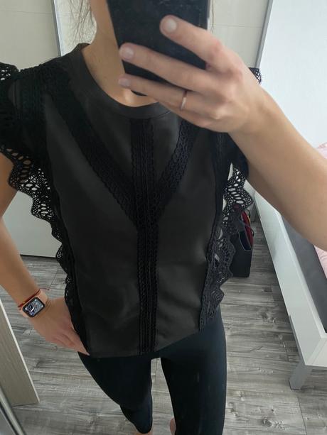 Tričko s volanikmi, s