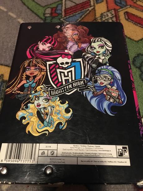 Dosky na zošity monster high a5, 