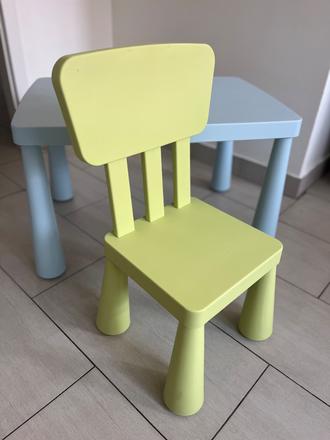 Detský stolik a stolička ikea, 