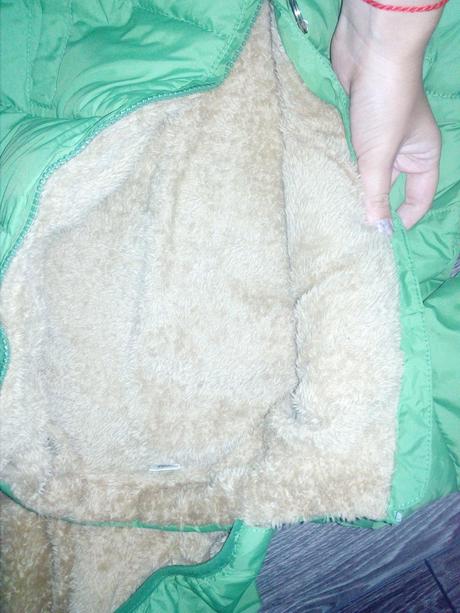 Zelená zimná bunda, 98