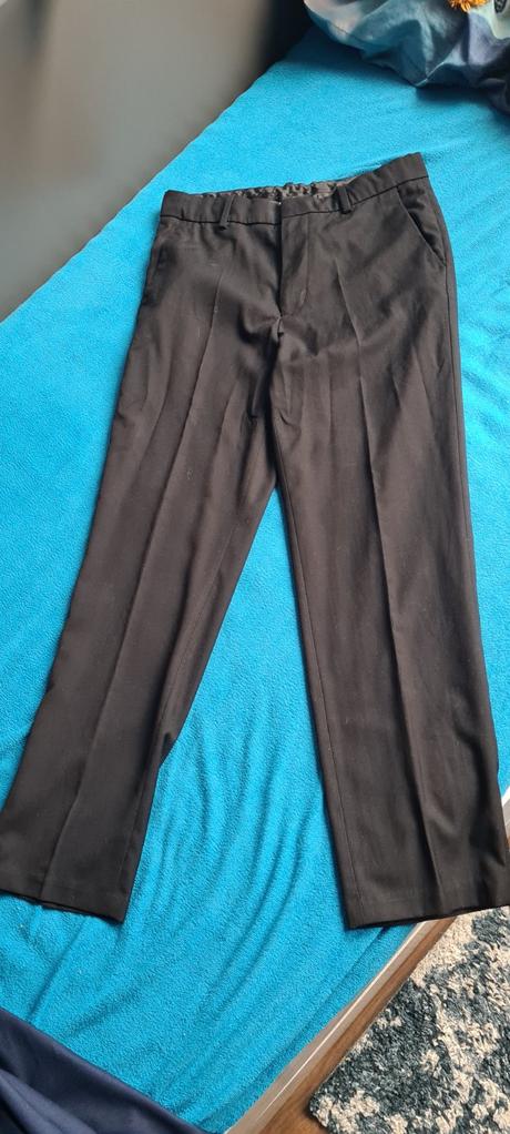Nohavice čierne, h&m,158