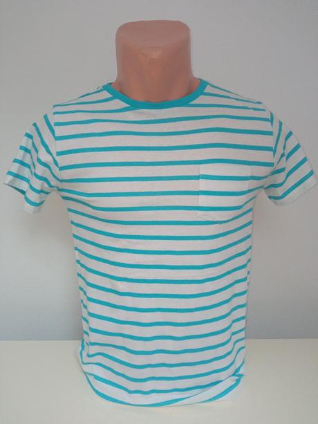 Chlapčenské pásikavé tričko s vreckom (146-152), cubus,146