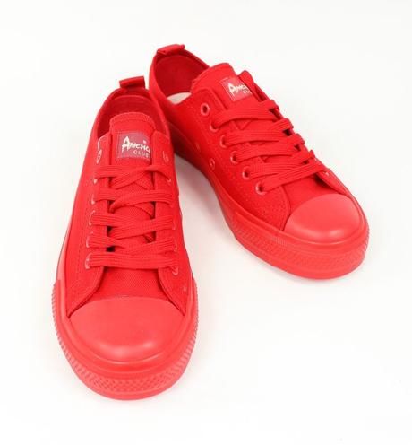 Červené dámske plátenky 18 10029 b, 39