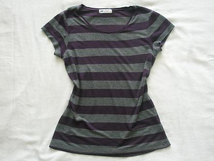 Pásikavé tričko zn. h&m veľ. 146/152, h&m,146