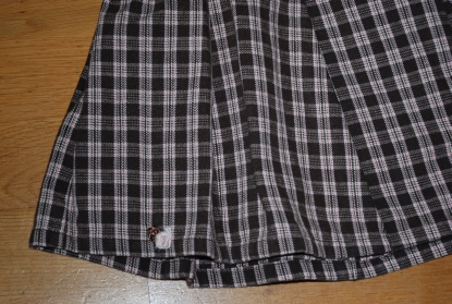 Károvaná sukňa pre veľkú školáčku v.158/164, h&m,158