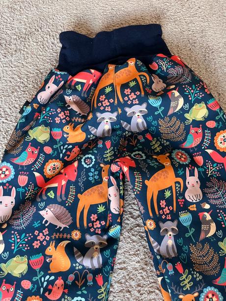 Softshellowe nohavice zateplene kiwi, 122